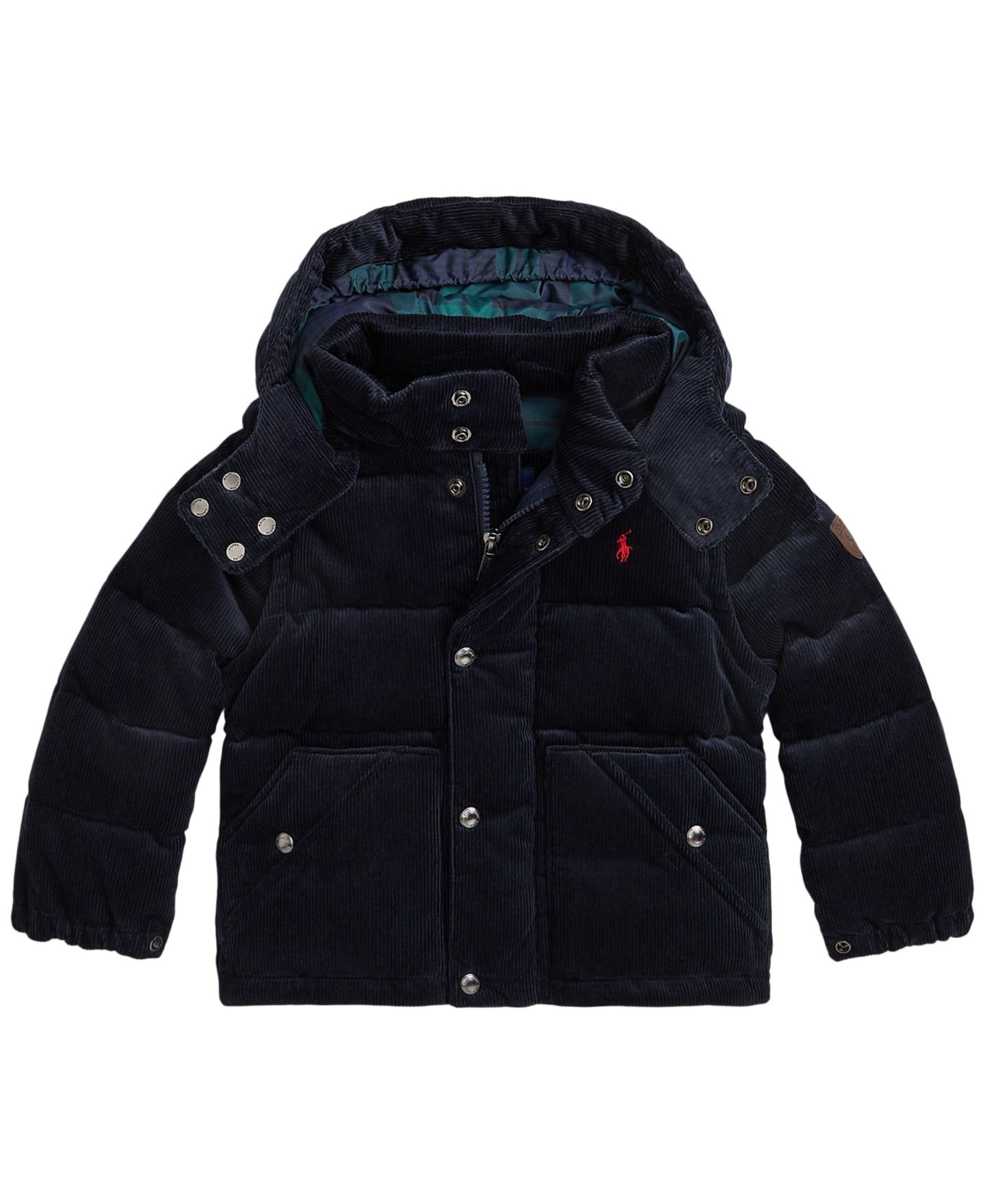 Куртка Polo Ralph Lauren Convertible Corduroy Down Jacket для мальчиков, цвет: Тёмно-синий — фото 4