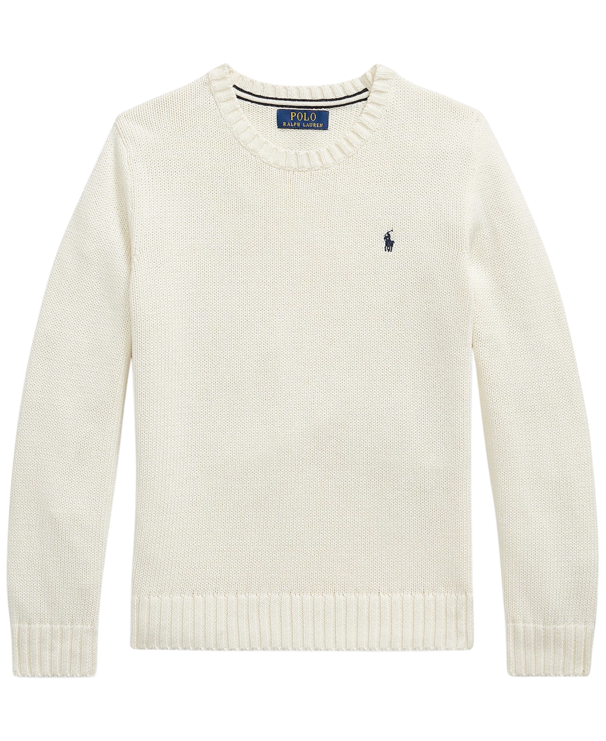 Polo Ralph Lauren Boys' 8-20 Cotton Crewneck Sweater