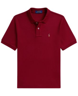 Boys' 8-20 Soft Cotton Short-Sleeve Polo Shirt