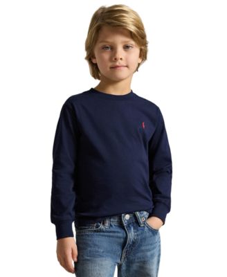 Toddler and Little Boys Jersey Long-Sleeve T-shirt