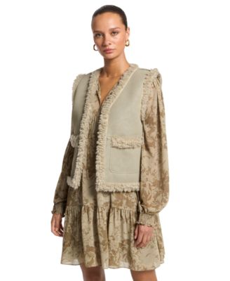 Women's Faux Shearling Sleeveless Vest