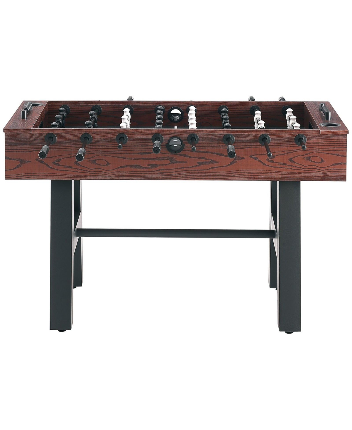 Slickblue 55in Foosball Table with Cup Holders and 4 Balls for Family Game Room