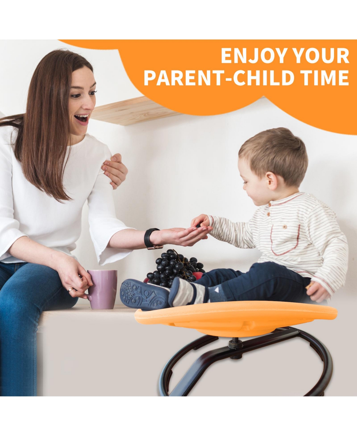 Zeny KIds Sensory Swivel Chair For Children With Autism, Sensory Toys For Children With Adhd, Training Body Coordination, For Focus And Balance