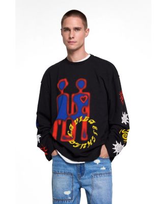 Men's Printed Long Sleeve T-shirt