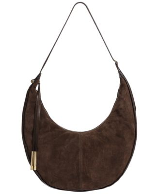 Highline Leather Banana Hobo Handbag
