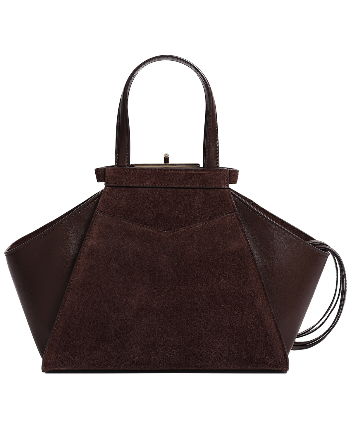 Kenneth Cole Detachable Leather Small Crossbody Satchel Handbag