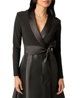 Women's Black Wrap Dresses