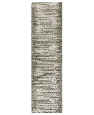 Ravine Shag RVE352B 2'2"x8' Runner Area Rug