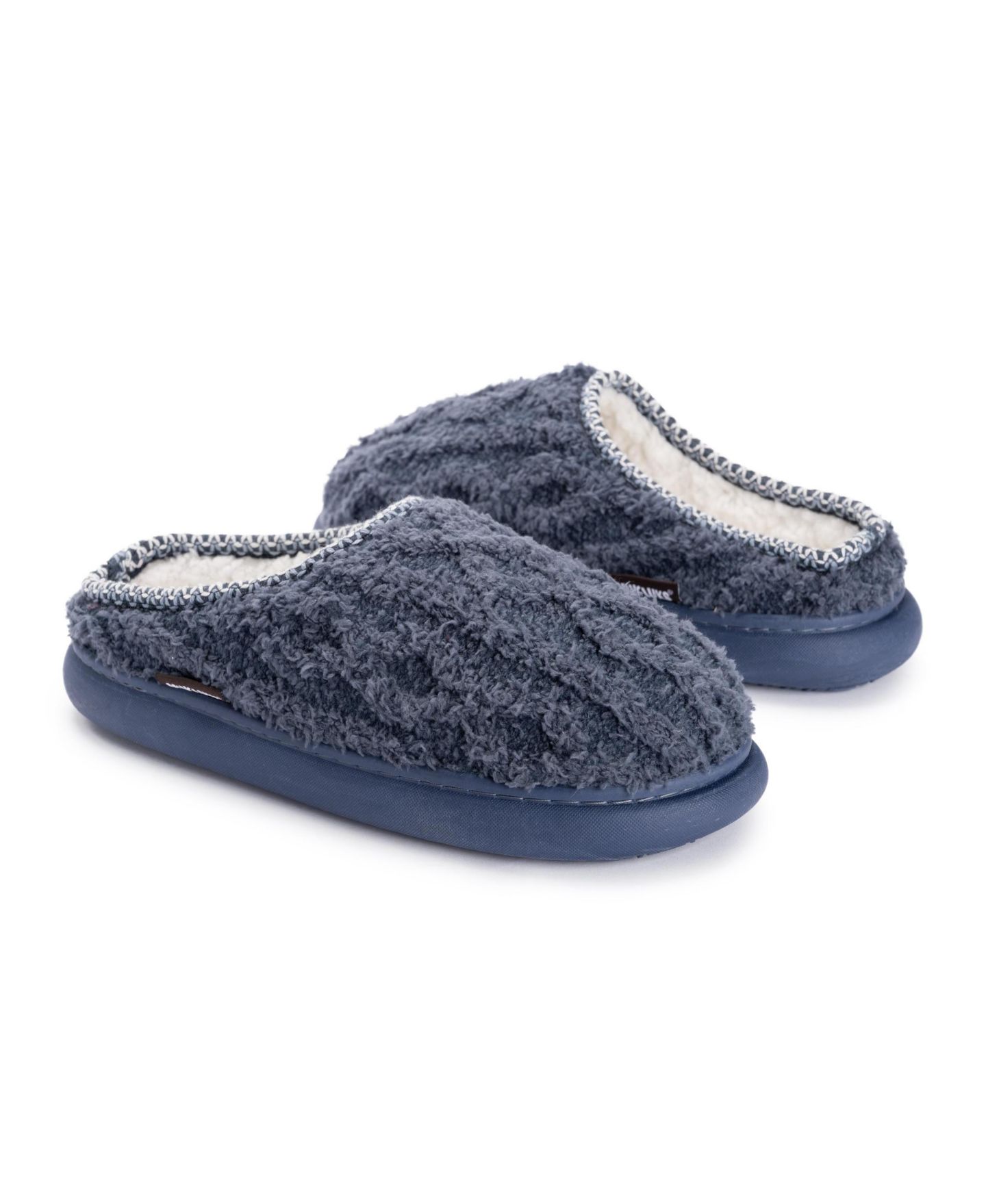 Женские тапочки MUK LUKS Janna Cozy Crew Clog Slippers, цвет: Синий, вариант 1 — фото 9