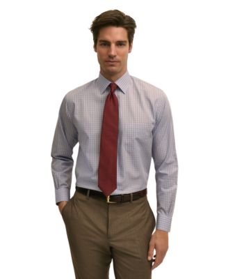 Men's Spread Collar Dress Shirt