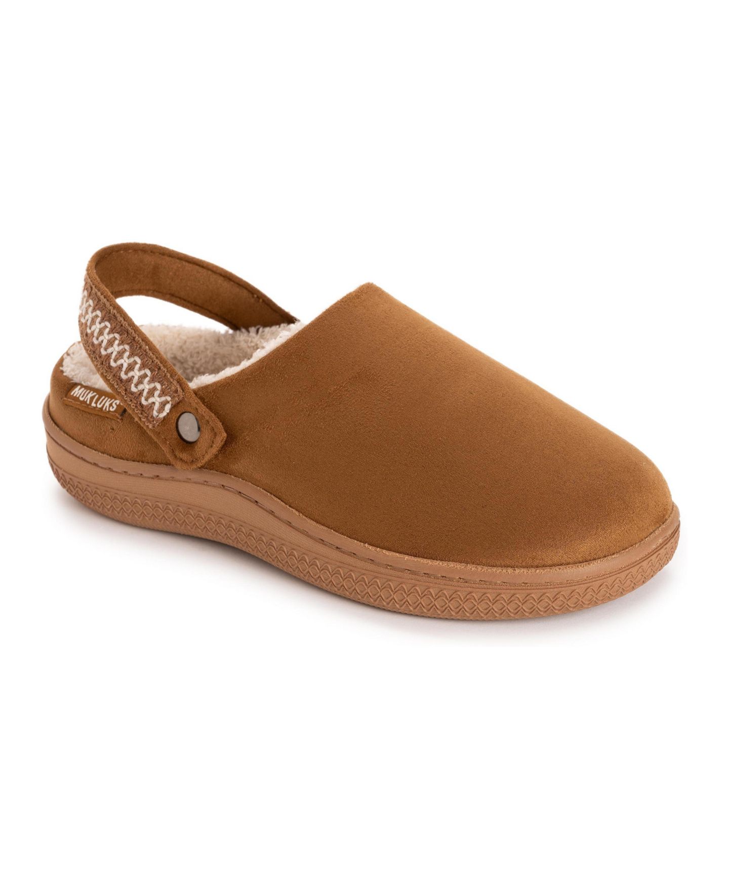 Женские сабо MUK LUKS Quianna Lana Clog Slippers, цвет: Каштановый — фото 2