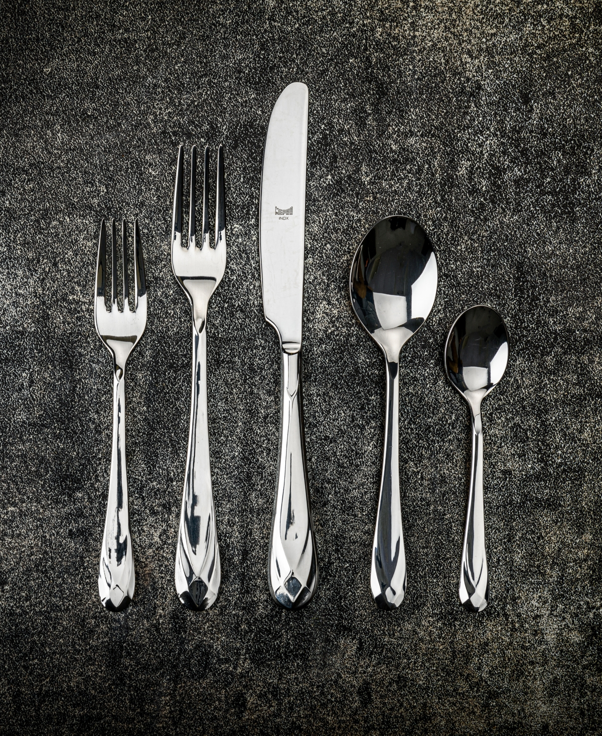 Mepra Diamante Flatware Set, 5 Pieces