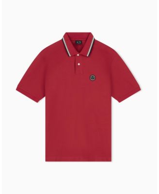 Men's Short Sleeves Pique Tipping Polo Shirt