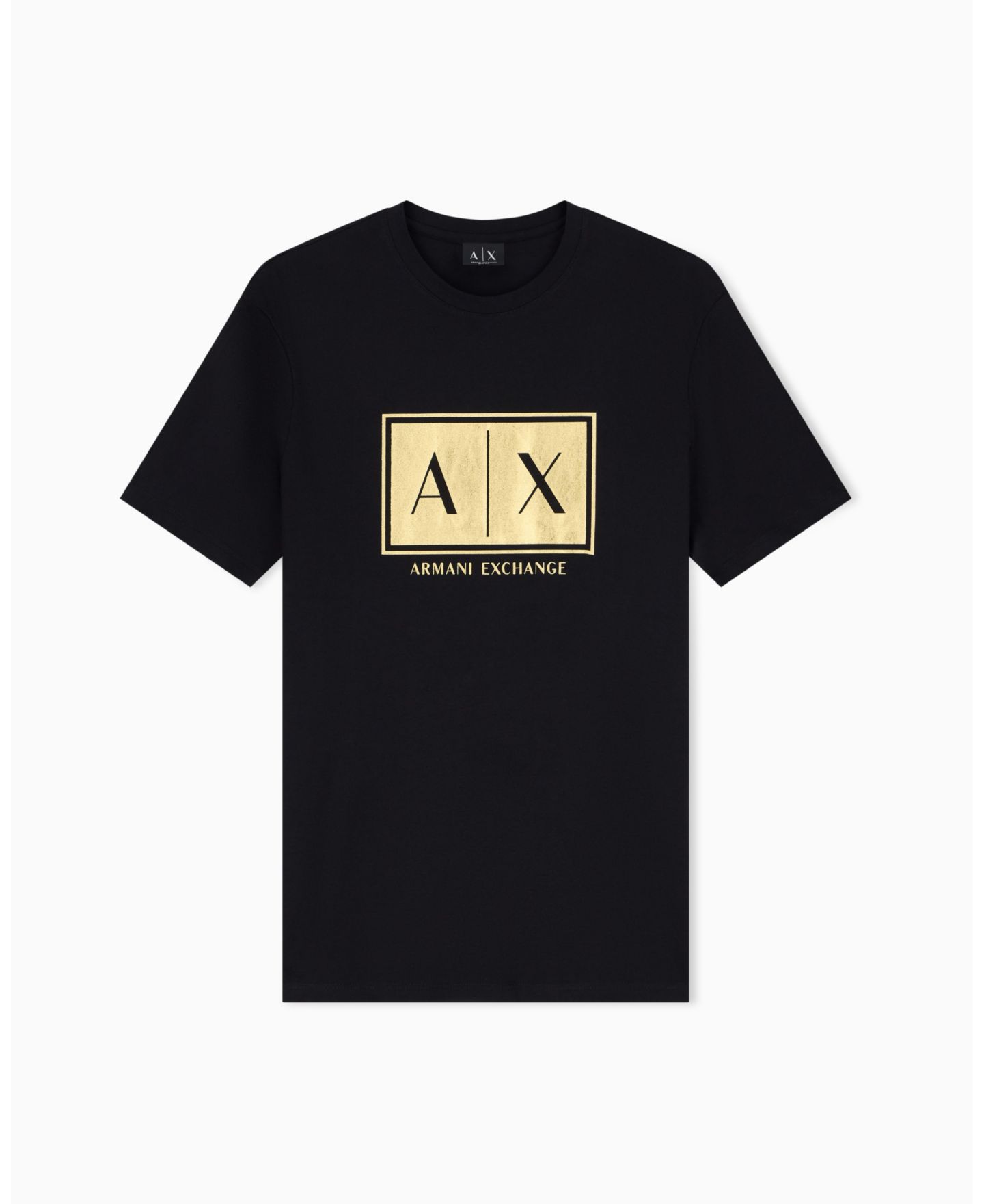 Мужская футболка A|X Armani Exchange Box Logo, цвет: Alloy — фото 10