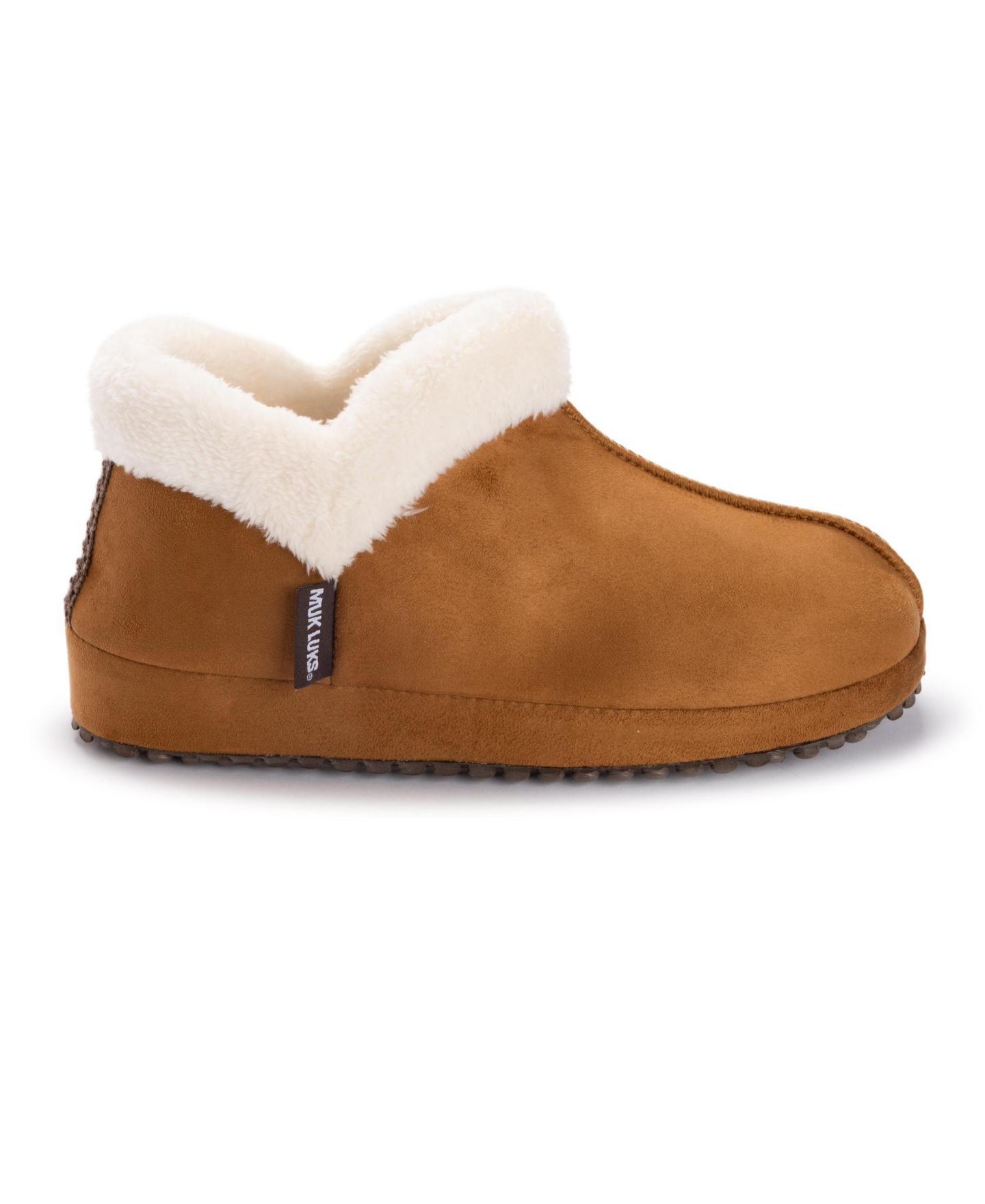 Женские тапочки MUK LUKS Down Time Bootie Slippers, цвет: Рыжевато-коричневый — фото 8