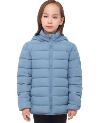 Girls' Hudson Lightweight Hooded Puffer Jacket, Size 4-18