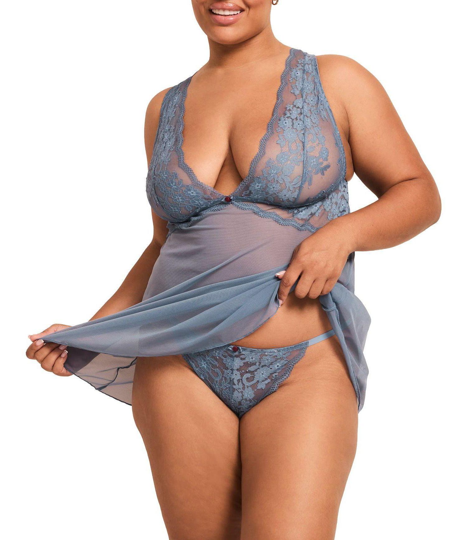 Plus Size Nedda Babydoll Lingerie