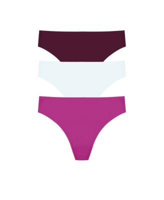 Women's Bliss Bare Cotton Thong 3-Pack