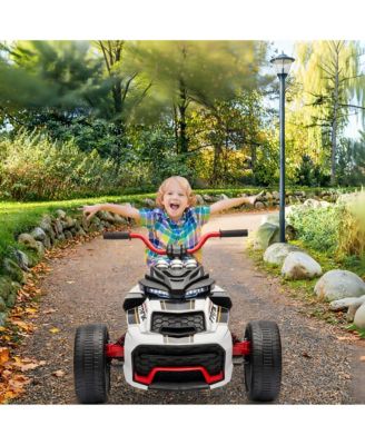 12V Kids Ride On ATV 3-Wheel Ride-On Toy, Single Seat, Ages 3-6