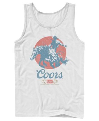 Men's Coors Rodeo Bucking Horse Vintage Graphic Tank Top