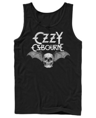 Men's Ozzy Osbourne Skull Bat Wings Graphic Tank Top