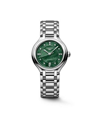 Women's PrimaLuna Silver Stainless Steel Strap Watch 30mm