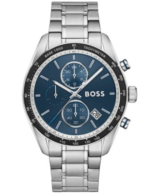 Men's Grand Prix Quartz Chrono Stainless Steel Watch 44.50mm