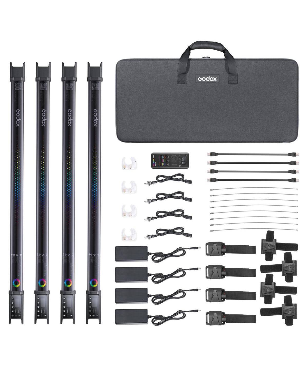 Godox TL60 Rgb Wireless 4-Light Tube Light Kit