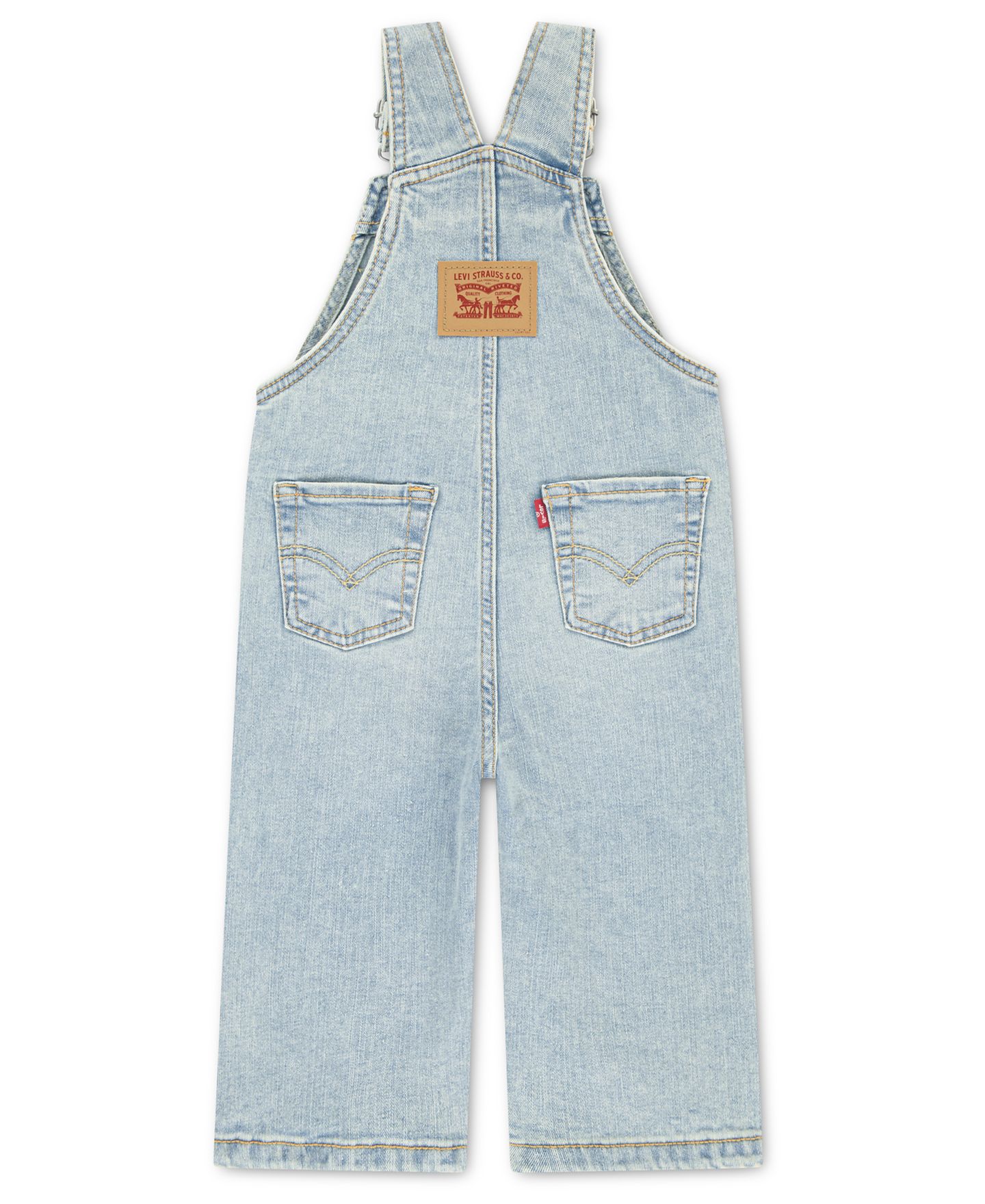 Комбинезон Levi's Baggy Denim Overalls для мальчиков-малышей, цвет: Luxor Last — фото 2