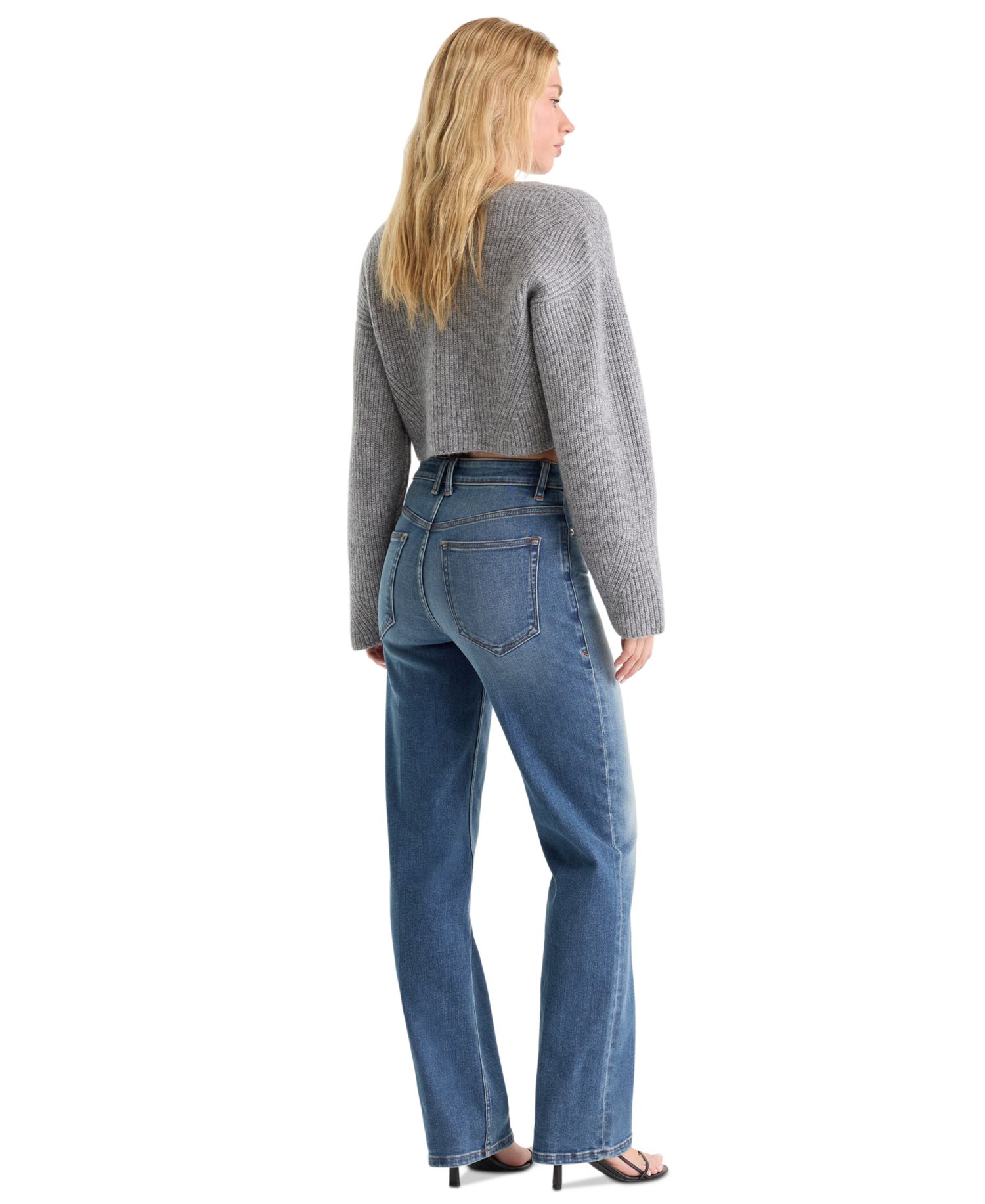 Women's Good True Straight High-Rise Straight-Leg Jeans