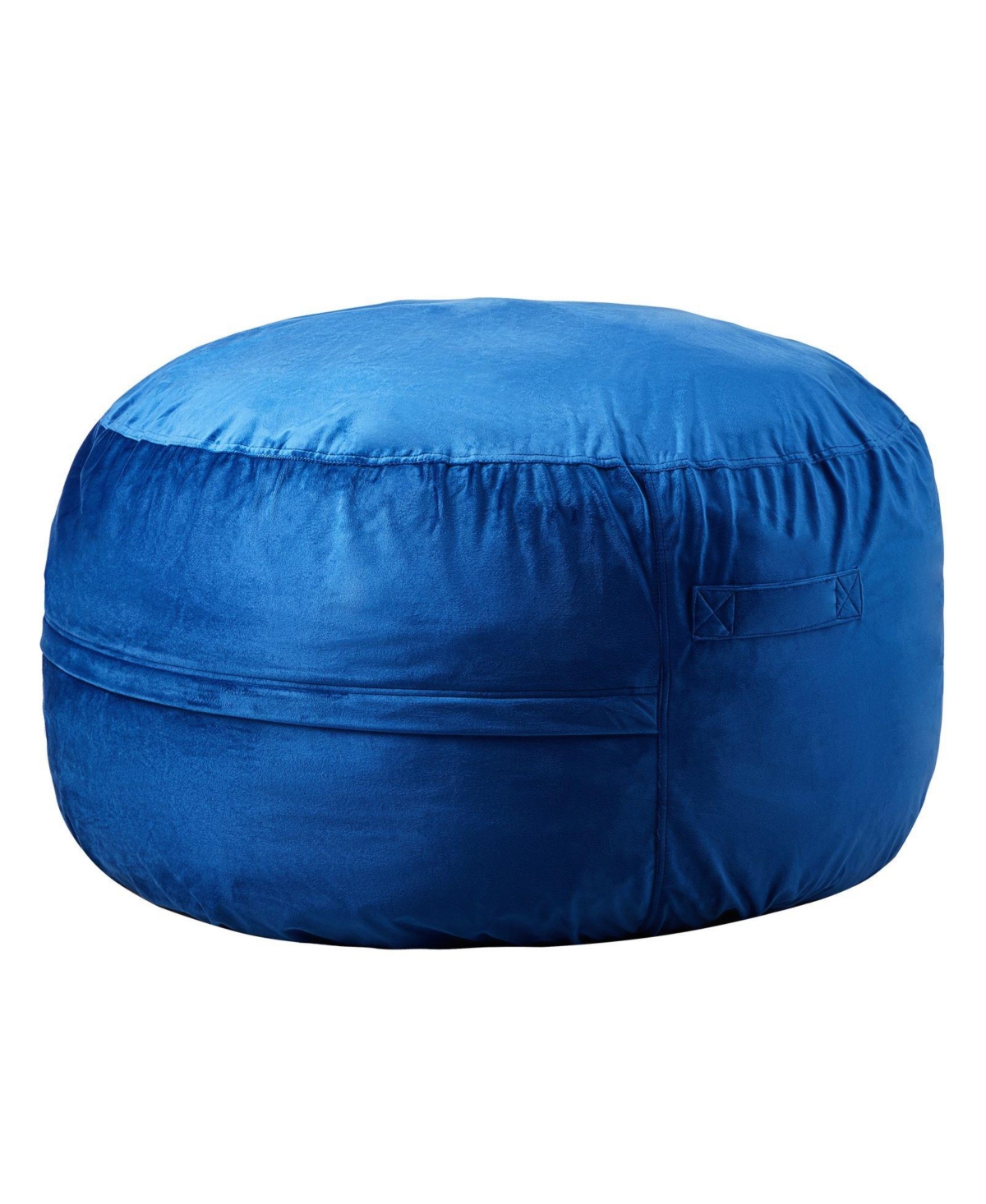 Slickblue 3 Feet Round Bean Bag Chair with Washable Velvet Cover
