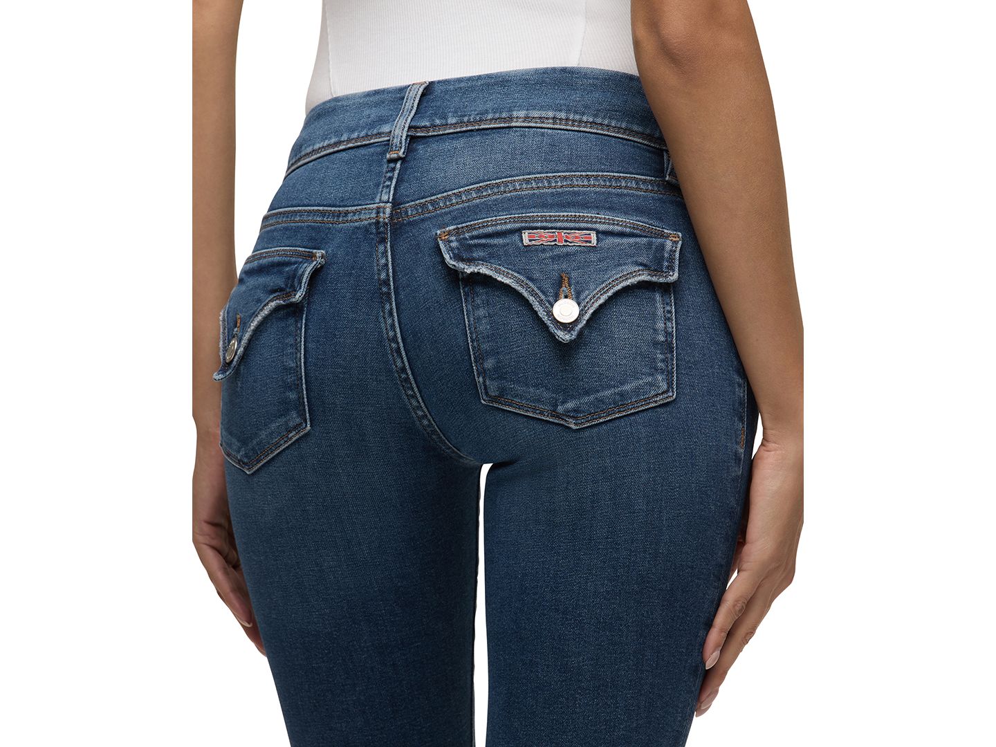 Женские джинсы Hudson Jeans Beth Mid-Rise Bootcut, цвет: Olympic — фото 6
