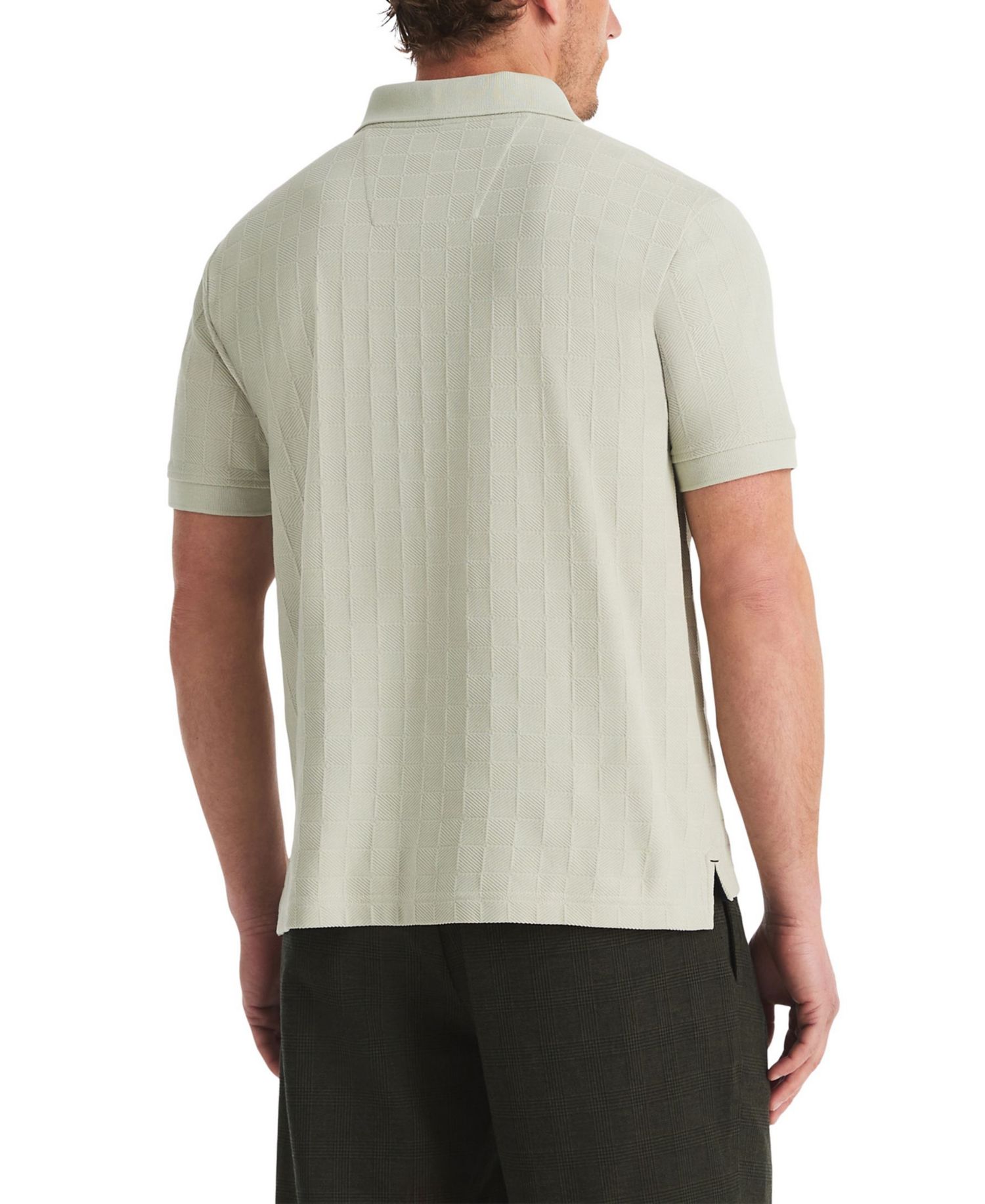 Men's Jacquard Jersey Polo Shirt