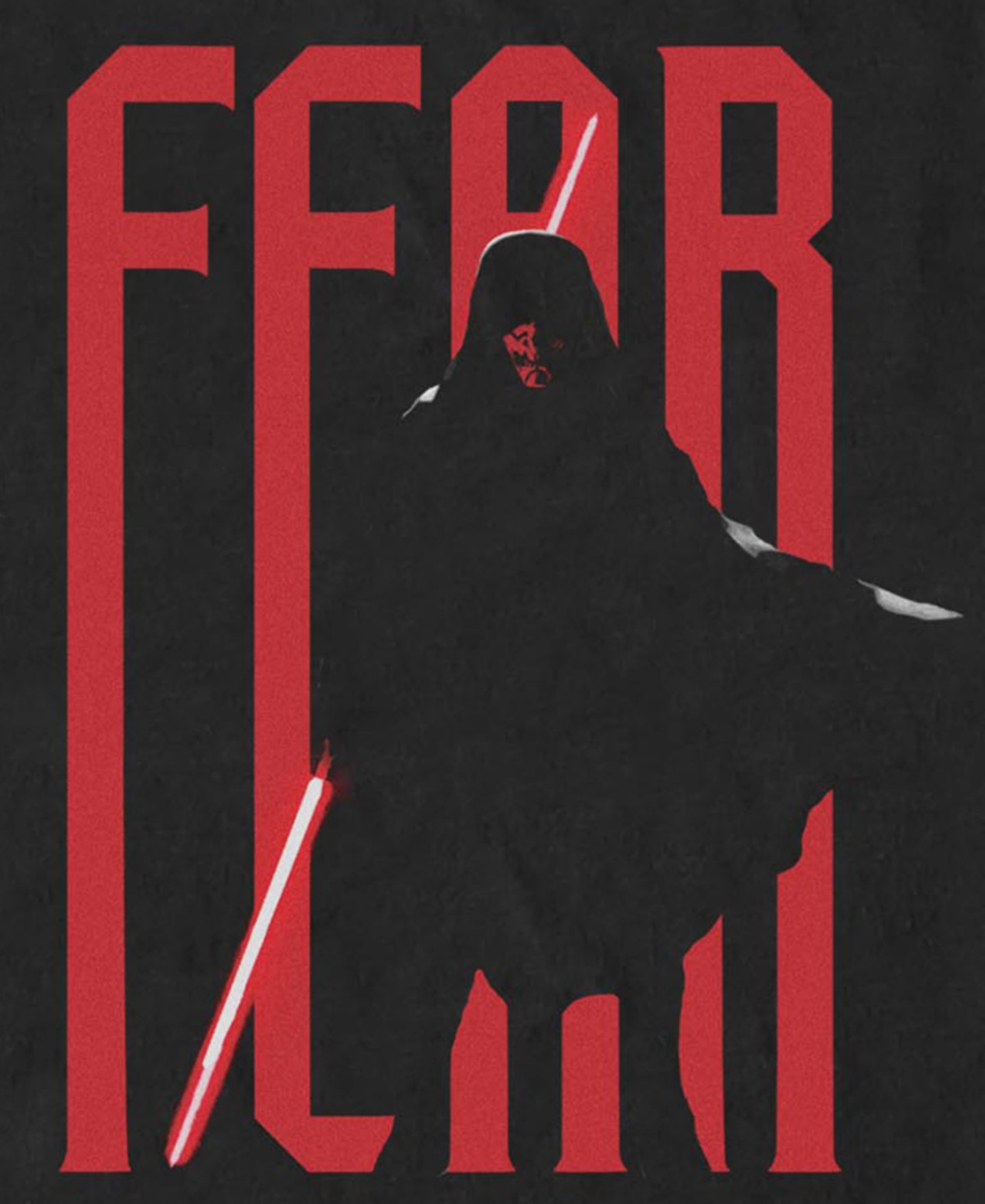 Мужская футболка Fifth Sun Star Wars Fear Graphic, цвет: Чёрный — фото 3