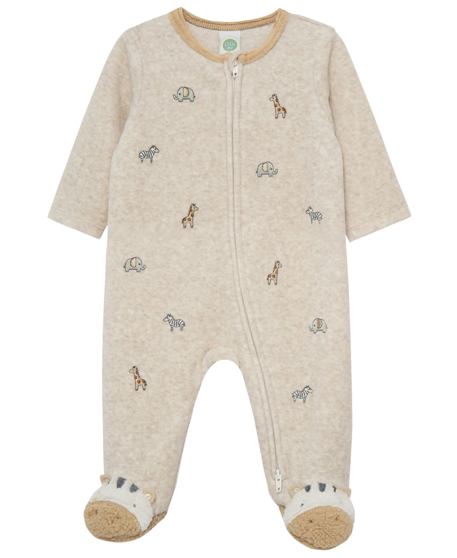 Baby Boys' Safari Footie Coverall