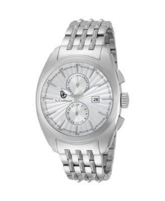 S.Coifman Men's Heritage Chronograph Dial Stainless Steel Bracelet Watch