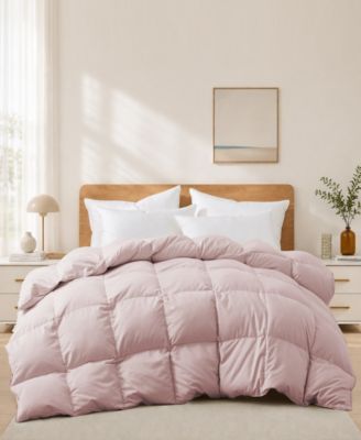 Ultra Soft Goose Down and Feather Fiber Comforter, Full/Queen