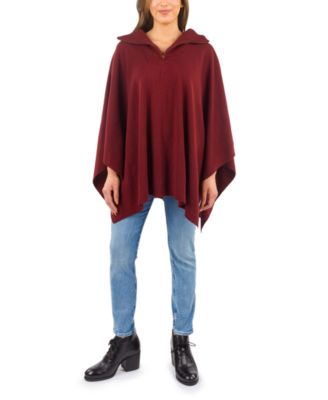 Women's Quarter Zipper Cape