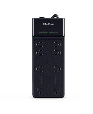 CSB806R1 8-Outlet Surge Protector with 6' Power Cord, Compatible with Standard Wall Outlets