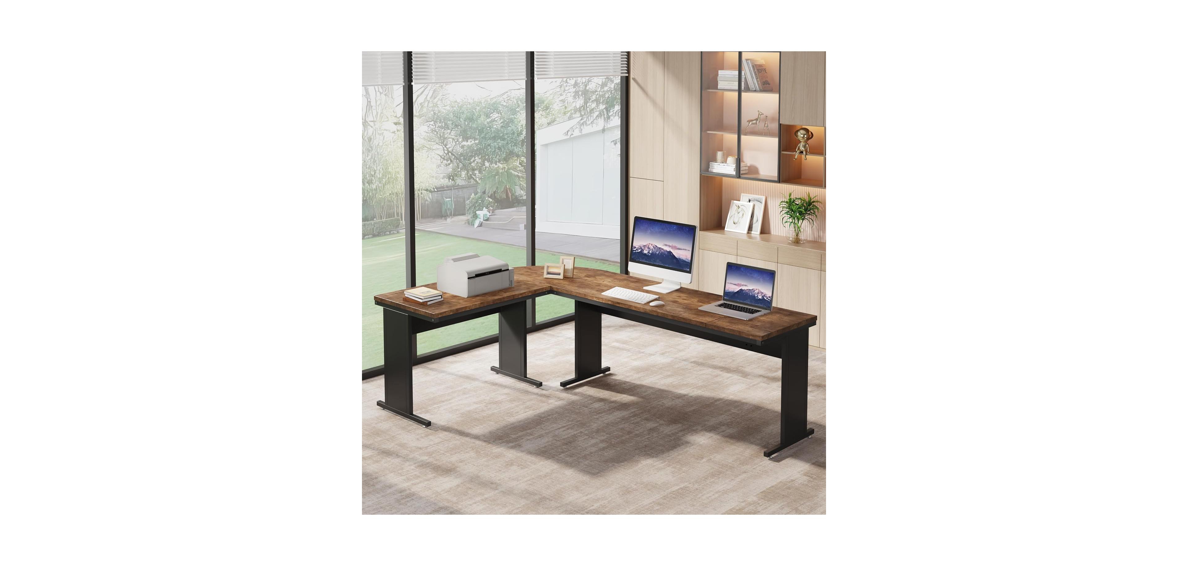 Tribesigns 83" L-Shaped Executive