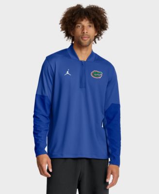 Men's Royal Florida Gators Sideline Dri-FIT Half-zip Pullover