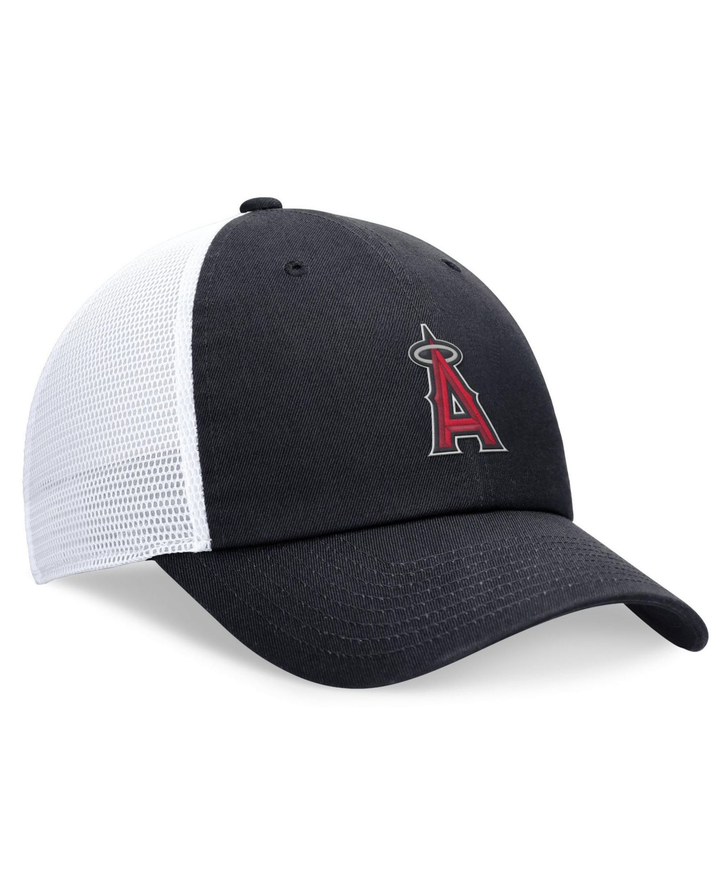 Мужская кепка Nike Navy Los Angeles Angels Club Trucker Adjustable Hat — фото 3