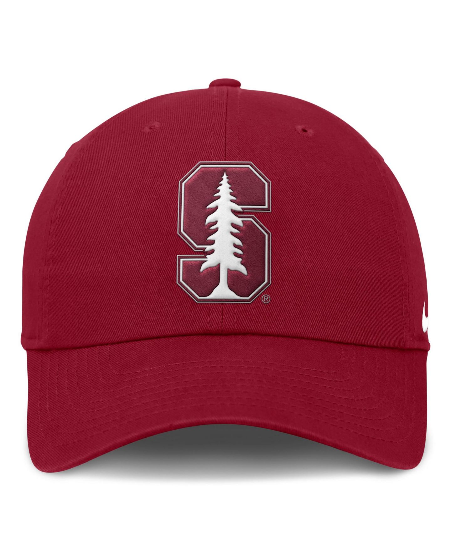 Мужская кепка Nike Cardinal Stanford Cardinal Club Dri-FIT Adjustable Hat — фото 2