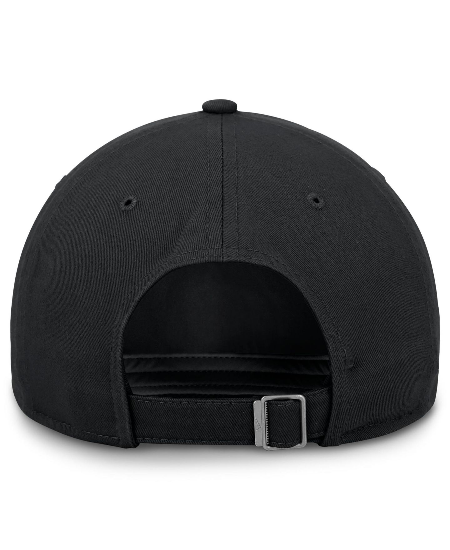 Мужская кепка Nike Black Iowa Hawkeyes Club Dri-FIT Adjustable Hat — фото 4