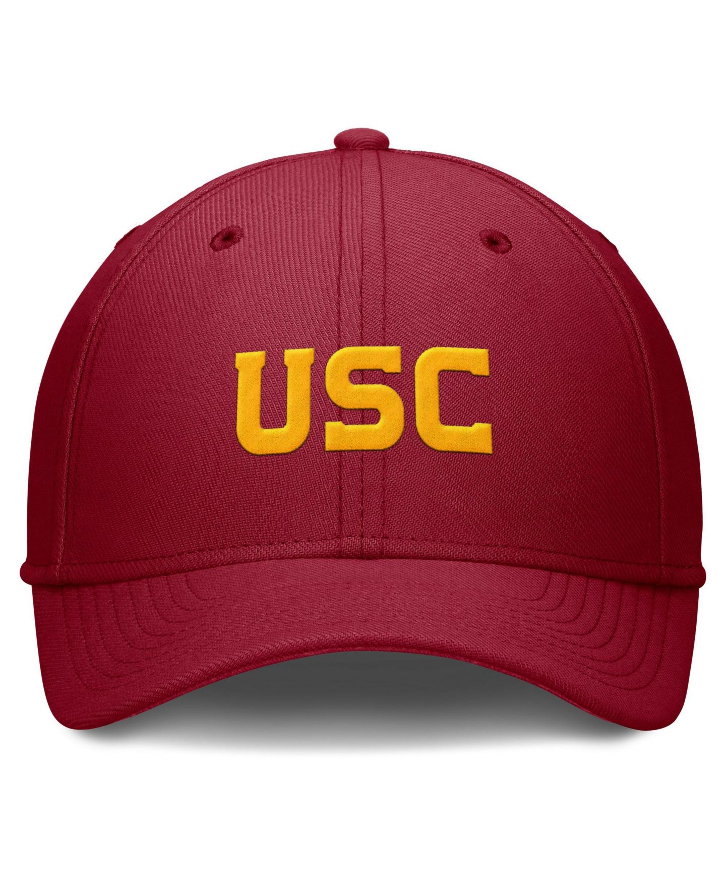 Мужской головной убор Nike Cardinal USC Trojans Rise SwooshFlex Dri-FIT Hat — фото 2