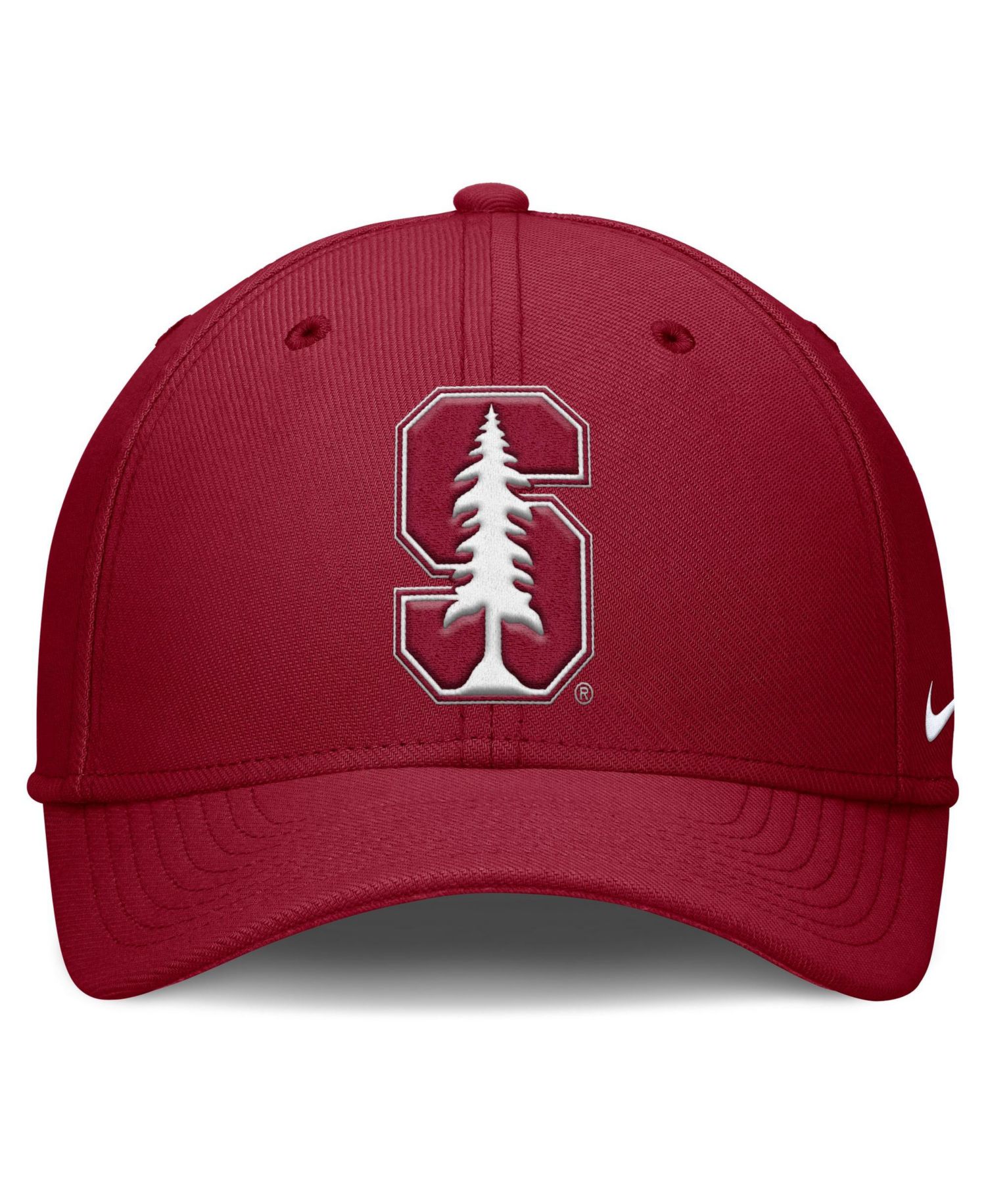 Men's Cardinal Stanford Cardinal Rise SwooshFlex Dri-FIT Hat