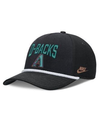 Men's Black Arizona Diamondbacks Cooperstown Rise Adjustable Hat