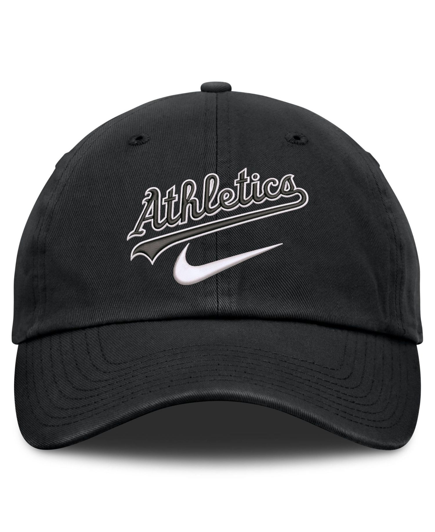 Men's Black Athletics Primetime Club Adjustable Hat