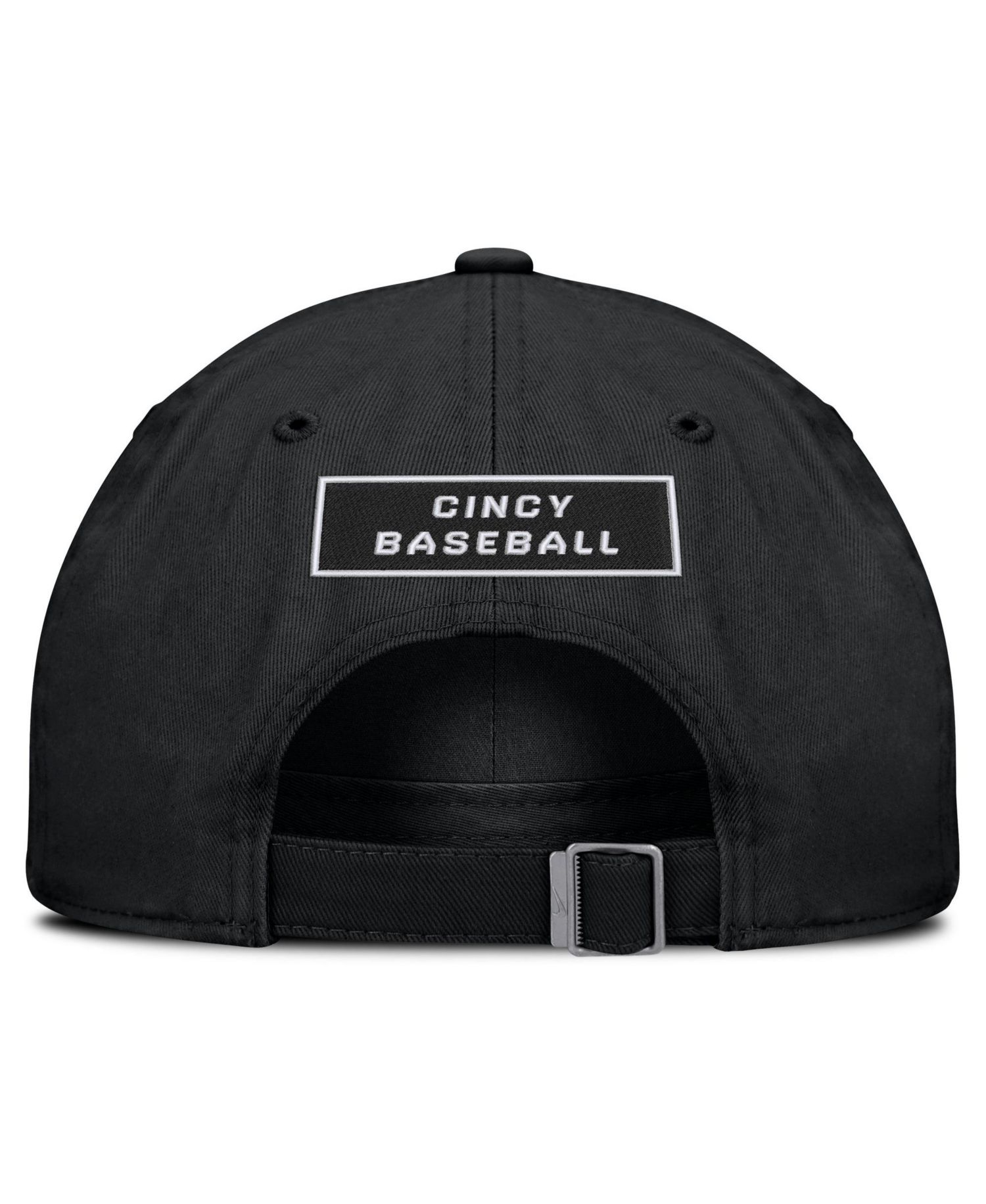 Men's Black Cincinnati Reds Primetime Club Adjustable Hat
