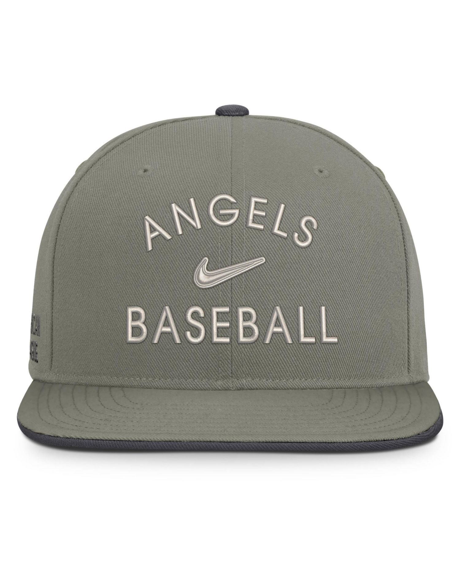 Men's Olive Los Angeles Angels Pro Dri-FIT snapback Hat